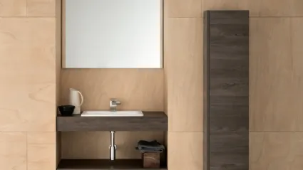 Mobile da Bagno in legno eastwood con lavabo in ceramica UPDATE UP019 di Compab