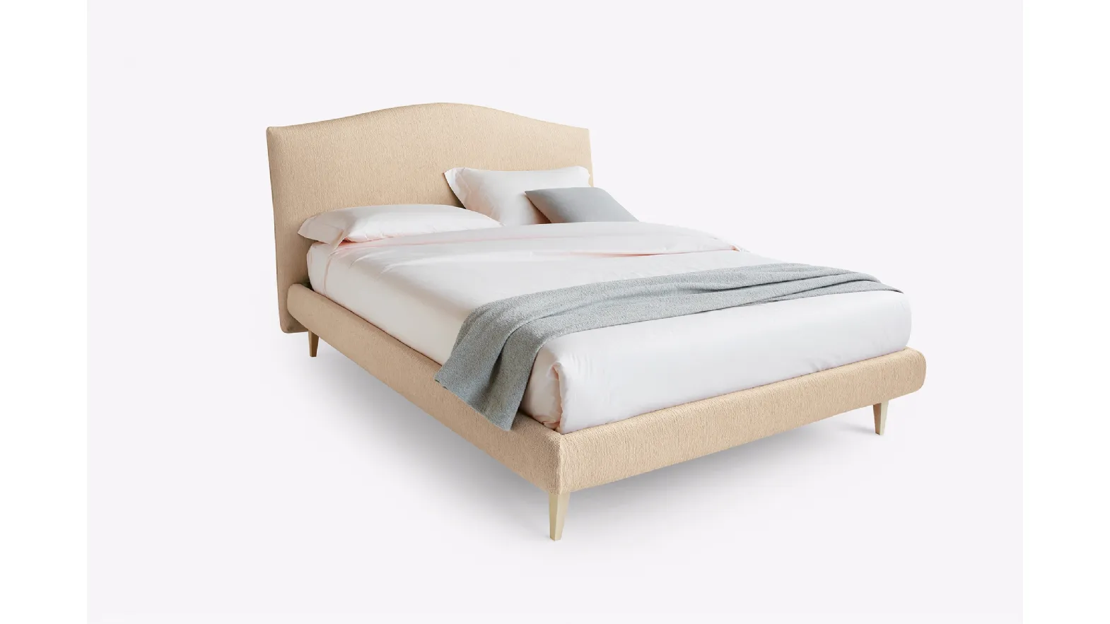 Letto con testiera arrotondata Lyle Modern di Noctis