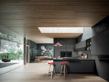 Cucina Design con penisola XXL 02B di Astra